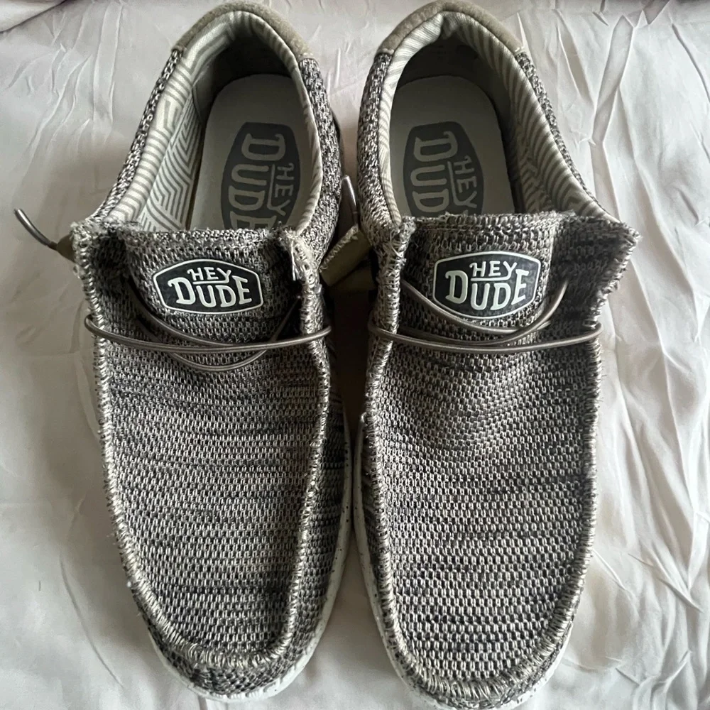 Hey Dude Men's Brown Knit Loafers